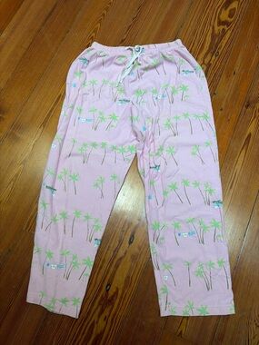 Traffic Jammies Pink Palm Tree Pajama Pants